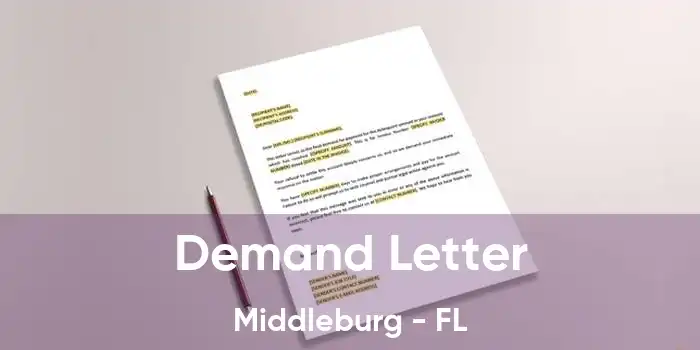 Demand Letter Middleburg - FL