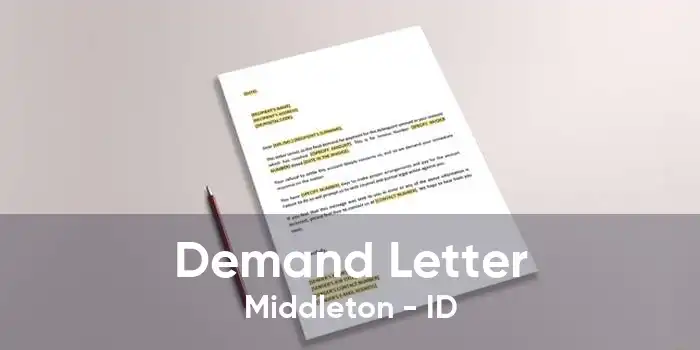 Demand Letter Middleton - ID