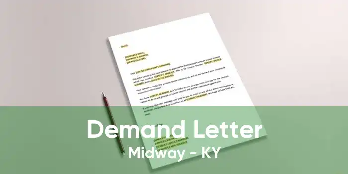 Demand Letter Midway - KY