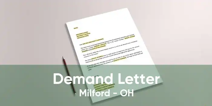 Demand Letter Milford - OH