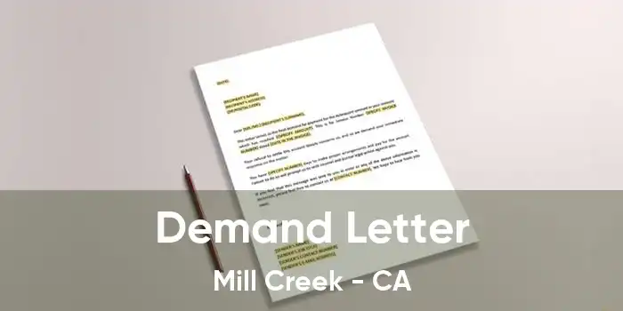 Demand Letter Mill Creek - CA