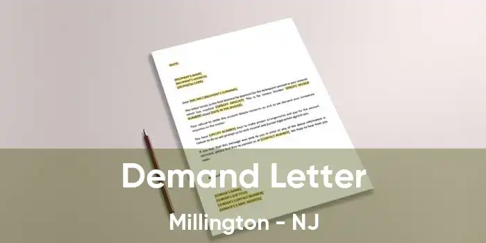 Demand Letter Millington - NJ