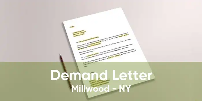 Demand Letter Millwood - NY