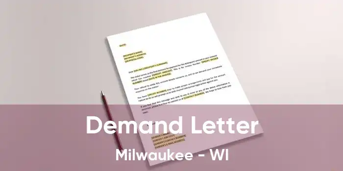 Demand Letter Milwaukee - WI