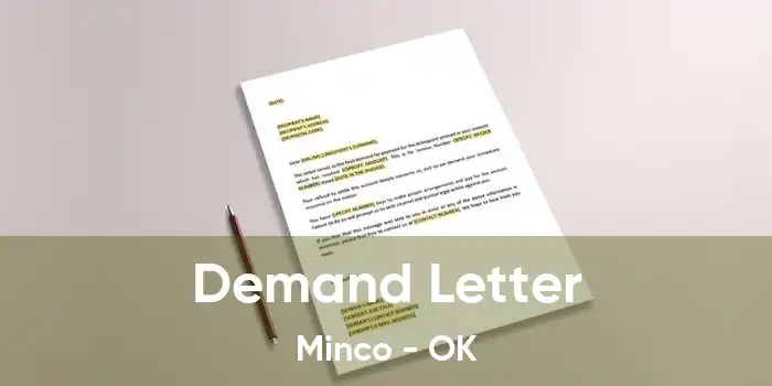 Demand Letter Minco - OK