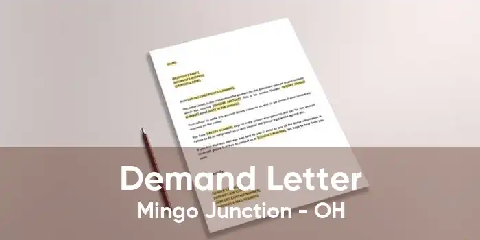 Demand Letter Mingo Junction - OH