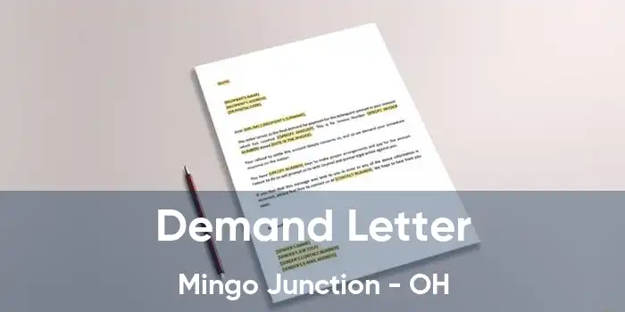 Demand Letter Mingo Junction - OH