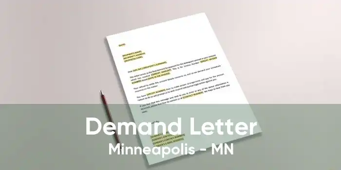 Demand Letter Minneapolis - MN