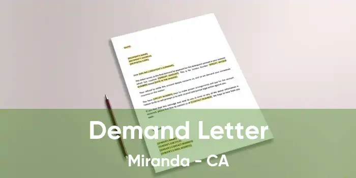 Demand Letter Miranda - CA