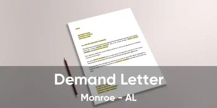 Demand Letter Monroe - AL