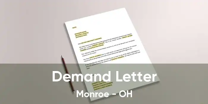 Demand Letter Monroe - OH