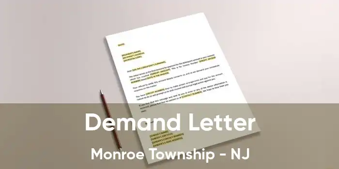 Demand Letter Monroe Township - NJ