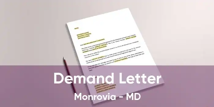 Demand Letter Monrovia - MD