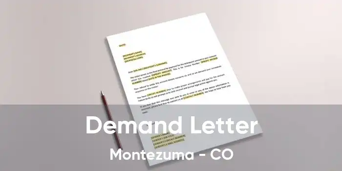  Demand Letter Montezuma - CO