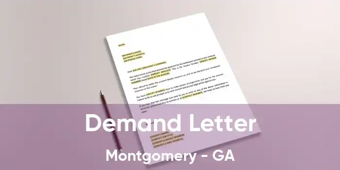  Demand Letter Montgomery - GA
