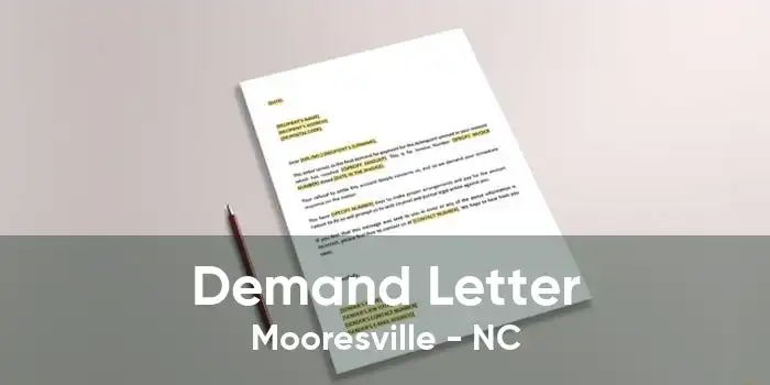 Demand Letter Mooresville - NC