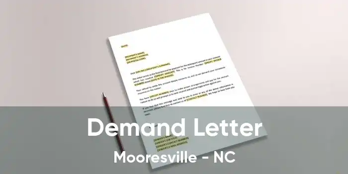 Demand Letter Mooresville - NC