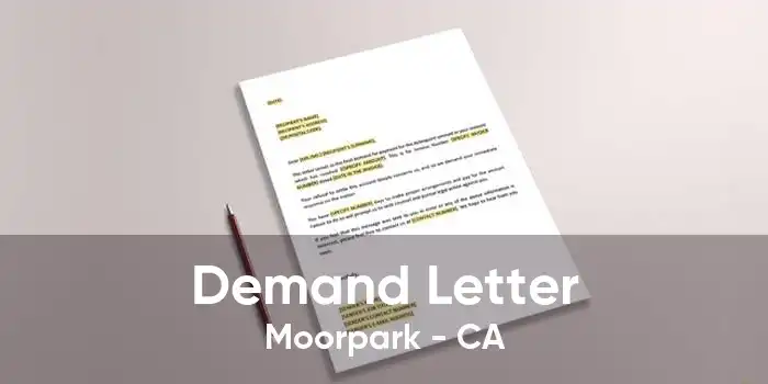 Demand Letter Moorpark - CA