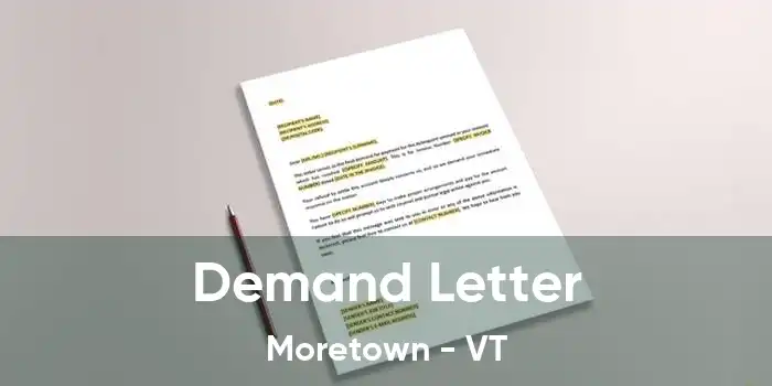 Demand Letter Moretown - VT