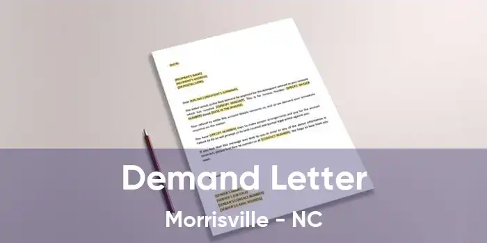 Demand Letter Morrisville - NC