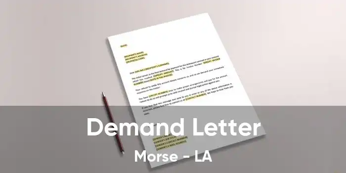  Demand Letter Morse - LA