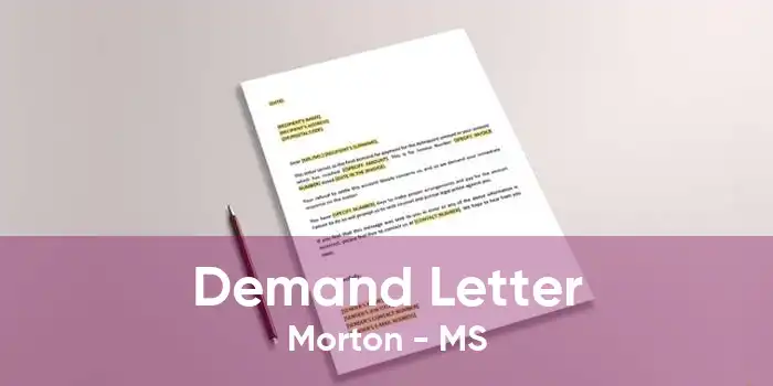 Demand Letter Morton - MS