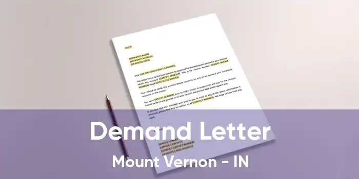 Demand Letter Mount Vernon - IN