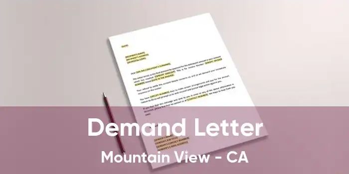  Demand Letter Mountain View - CA