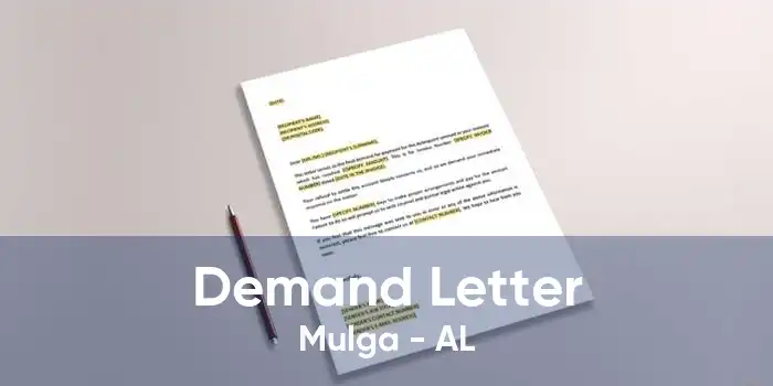 Demand Letter Mulga - AL