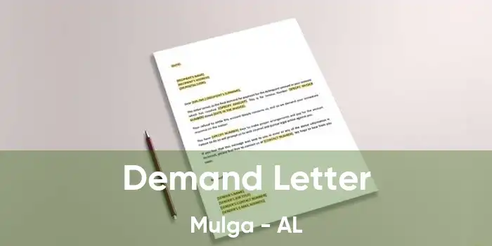 Demand Letter Mulga - AL