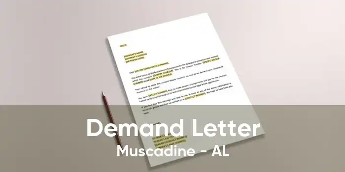 Demand Letter Muscadine - AL