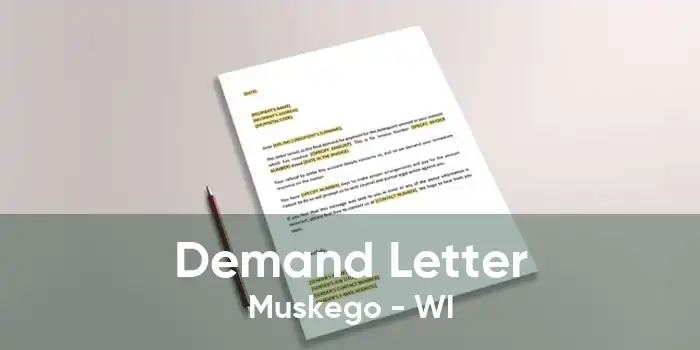 Demand Letter Muskego - WI