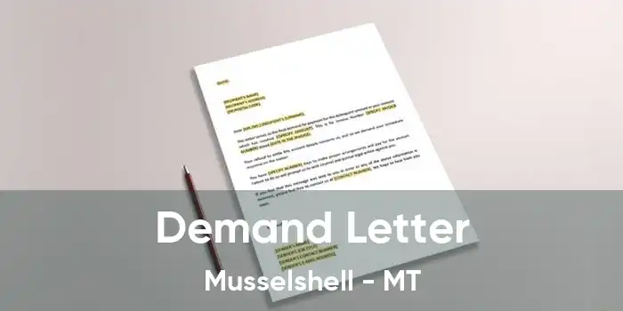  Demand Letter Musselshell - MT