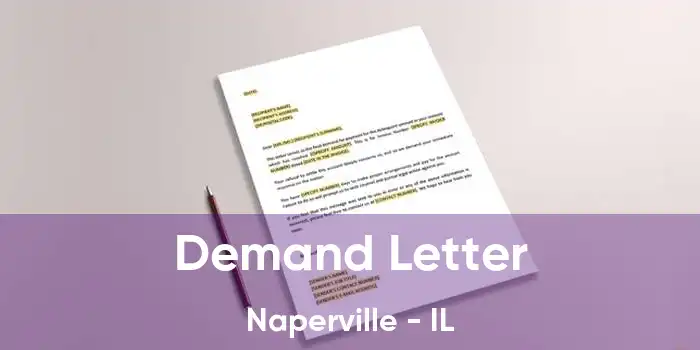 Demand Letter Naperville - IL