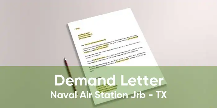 Demand Letter Naval Air Station Jrb - TX