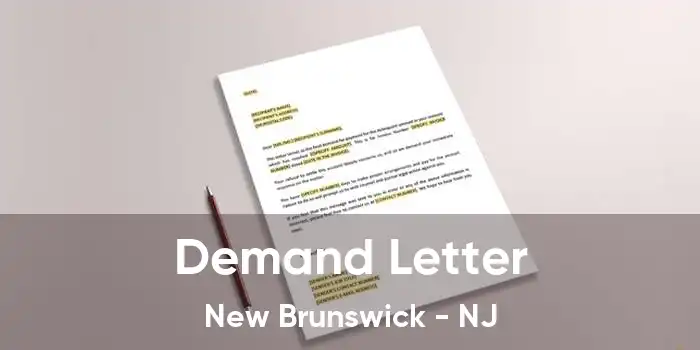  Demand Letter New Brunswick - NJ