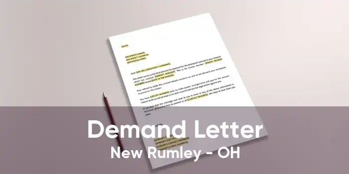 Demand Letter New Rumley - OH