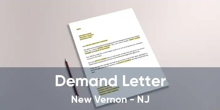  Demand Letter New Vernon - NJ