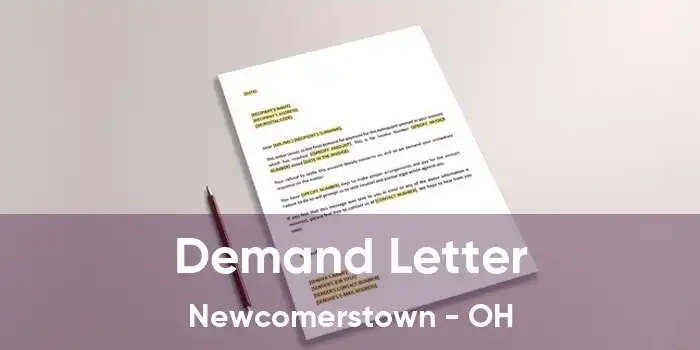 Demand Letter Newcomerstown - OH