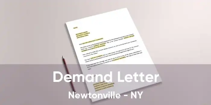 Demand Letter Newtonville - NY