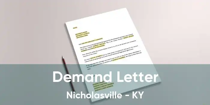 Demand Letter Nicholasville - KY