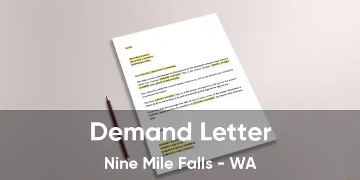  Demand Letter Nine Mile Falls - WA