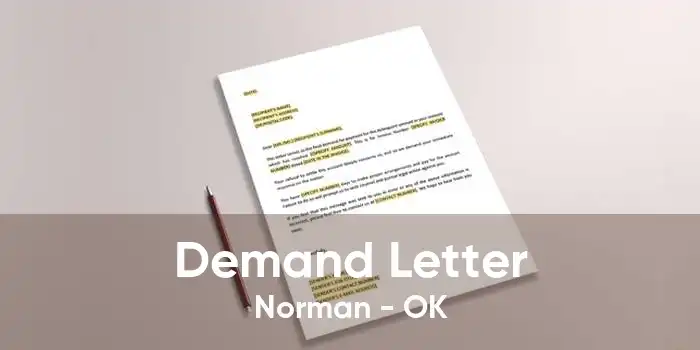 Demand Letter Norman - OK