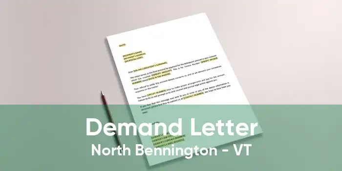 Demand Letter North Bennington - VT