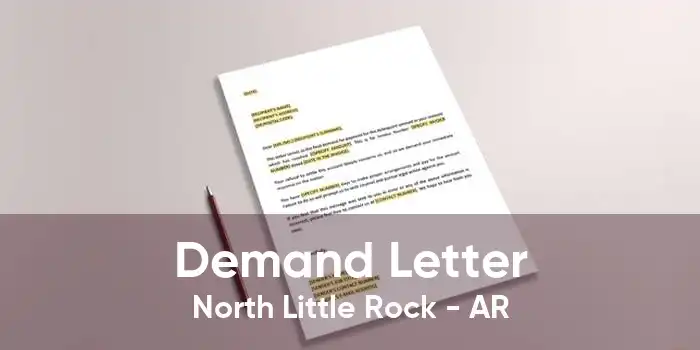 Demand Letter North Little Rock - AR