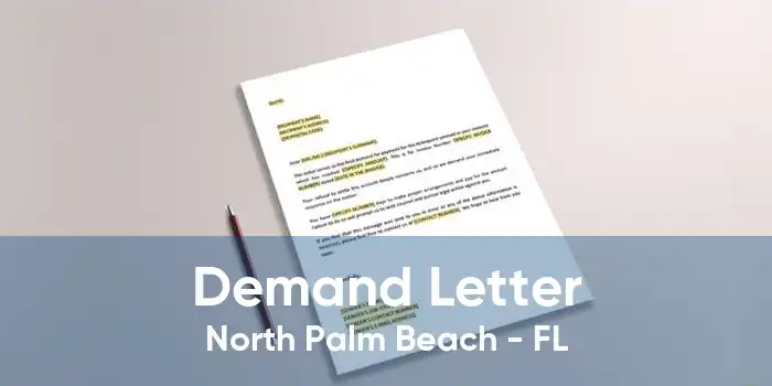 Demand Letter North Palm Beach - FL