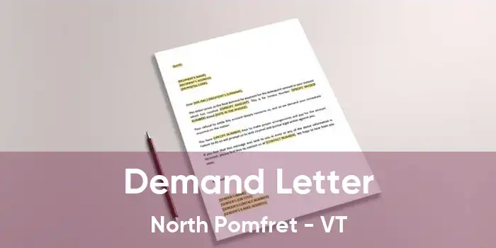 Demand Letter North Pomfret - VT