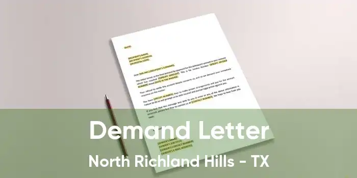  Demand Letter North Richland Hills - TX