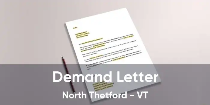 Demand Letter North Thetford - VT