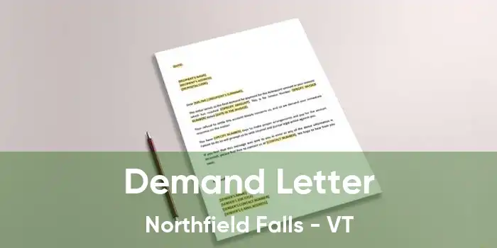 Demand Letter Northfield Falls - VT